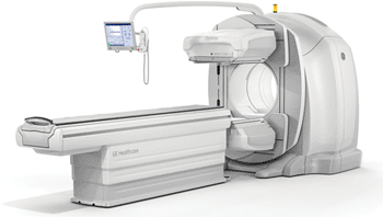 Image: The Optima NM/CT 640 system (Photo courtesy of GE Healthcare).